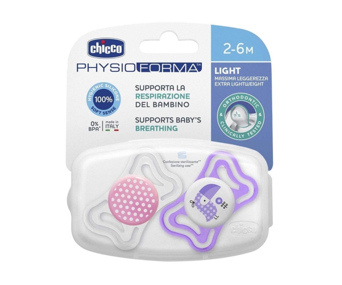 Chicco Physio Light Silikon Emzik 2-6 Ay 2'li - 2