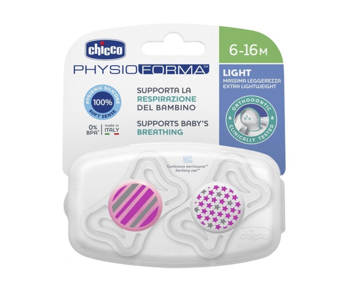 Chicco Physio Light Silikon Emzik 2'li 6 - 16 Ay - 2