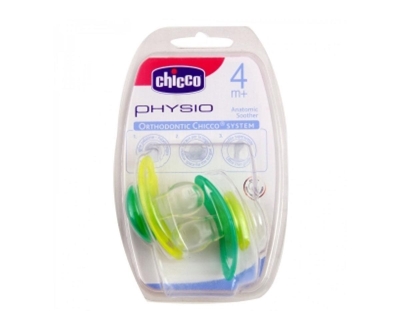 Chicco Physio Silikon 2'li Yalancı Emzik (4 Ay+)YEŞİL - Chicco