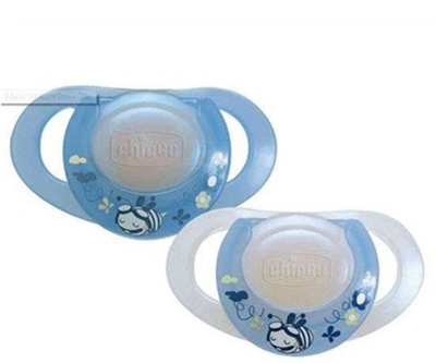 Chicco Physioring Mavi Silikon 4 ay+ 2'Lı - Chicco