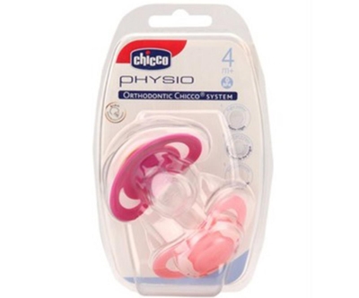 Chicco Physioring Silikon 4Ay+ (2 'li) Pembe - Pembe - Chicco