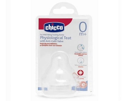 Chicco Silikon Fizyolojik Biberon Emziği İki Delikli 2'li - Chicco