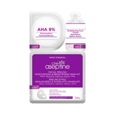 Cire Aseptine Peeling Etkili Nemlendirici Aydınlatıcı Yüz Maske Kiti - Cire Aseptine