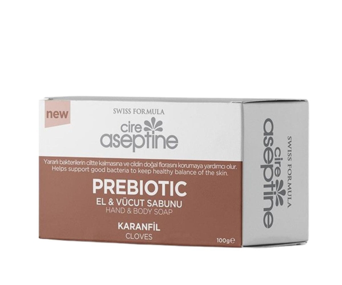 Cire Aseptine Prebiotic El ve Vücut Sabunu 100 Gr- Karanfil - 1