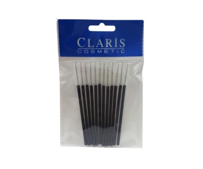 Claris İpek Kirpik Kaş Fırçası 12'li C-63385 Beyaz - Claris