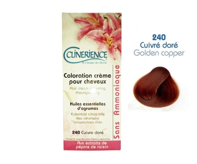 Clinerience Doğal Saç Boyası 240 - Altın Bakır - Clinerience