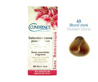 Clinerience Doğal Saç Boyası 63 - Altın Sarı - Clinerience