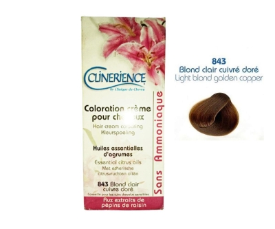 Clinerience Doğal Saç Boyası 843 - Açık Sarı Altın Bakır - Clinerience