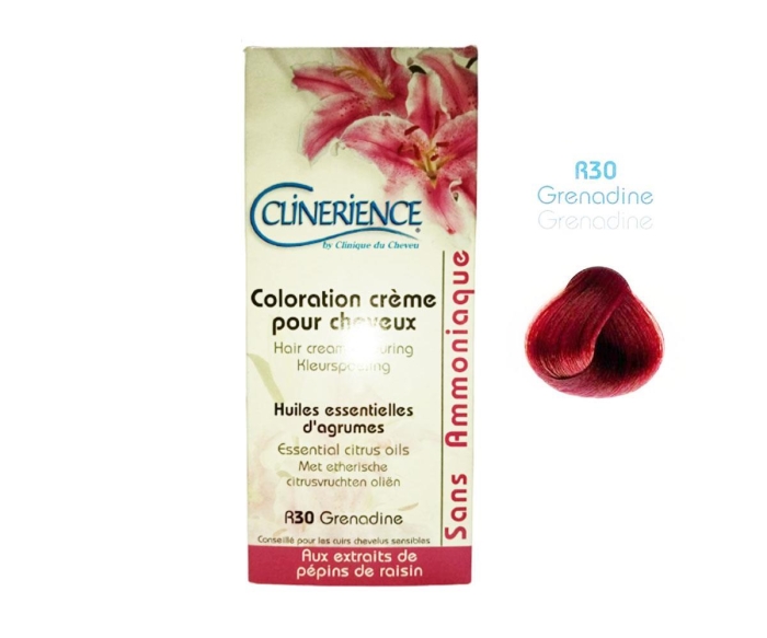 Clinerience Doğal Saç Boyası R30 - Nar Şurubu - 1