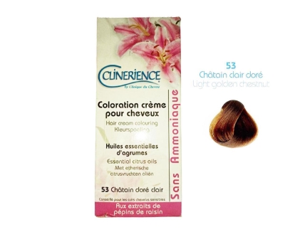 Clinerience Saç Boyası 53 - Açık Altın Kestanesi - Clinerience