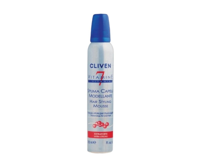 Cliven Natura 7 Vitaminli Saç Şekillendirici Köpük Ekstra Strong 200 ml - 1