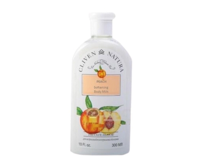 Cliven Natura Peach Softening Body Milk Vücut Sütü 300 ml - Cliven