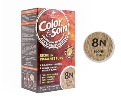 Color and Soin Saç Boyası 8N - Buğsay Sarısı - Color Soin