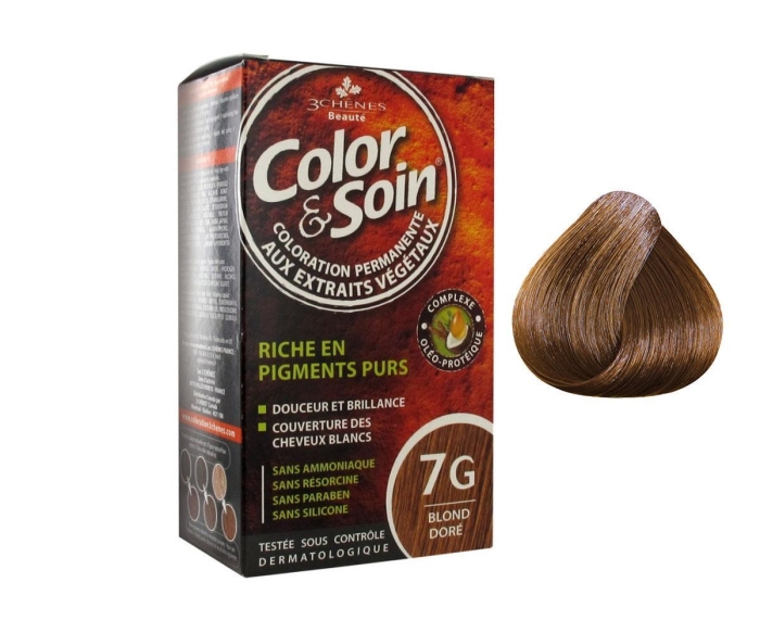 Color Soin Saç Boyası 7G - Altın Sarısı - 1