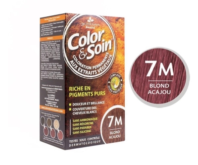 Color Soin Saç Boyası 7M - Blond Acajou - Color Soin