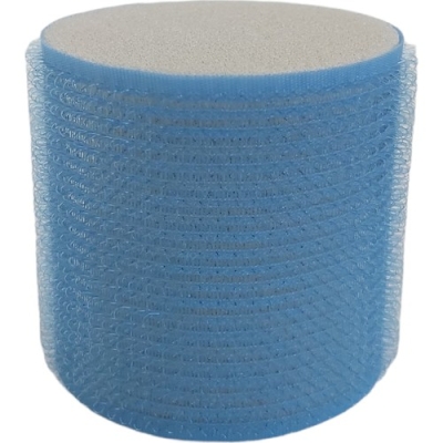 Croc 1208 Cırtlı Sünger Bigudi 4'lü Çap 6 cm Mavi - Croc