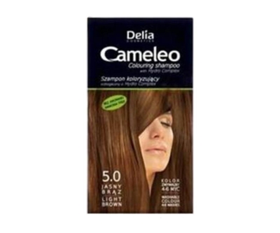Delia Camelia Saç Renklendirici Şampuan Tek Kullanımlık 5.0 Light Brown 40 ml - Delia