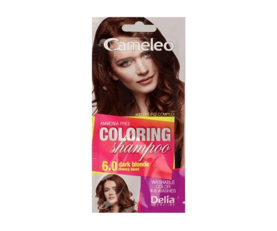 Delia Camelia Saç Renklendirici Şampuan Tek Kullanımlık 6.0 - Dark Blond - Delia