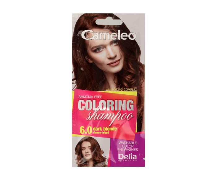 Delia Camelia Saç Renklendirici Şampuan Tek Kullanımlık 6.0 - Dark Blond - 1