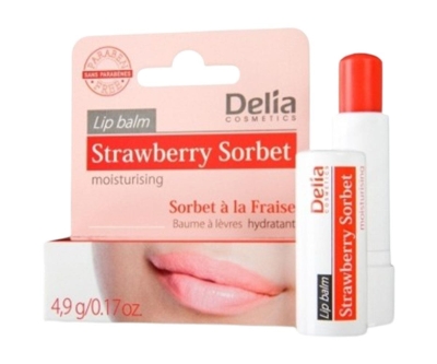 Delıa Lıp Balm Strawberry Sorbet - Delia