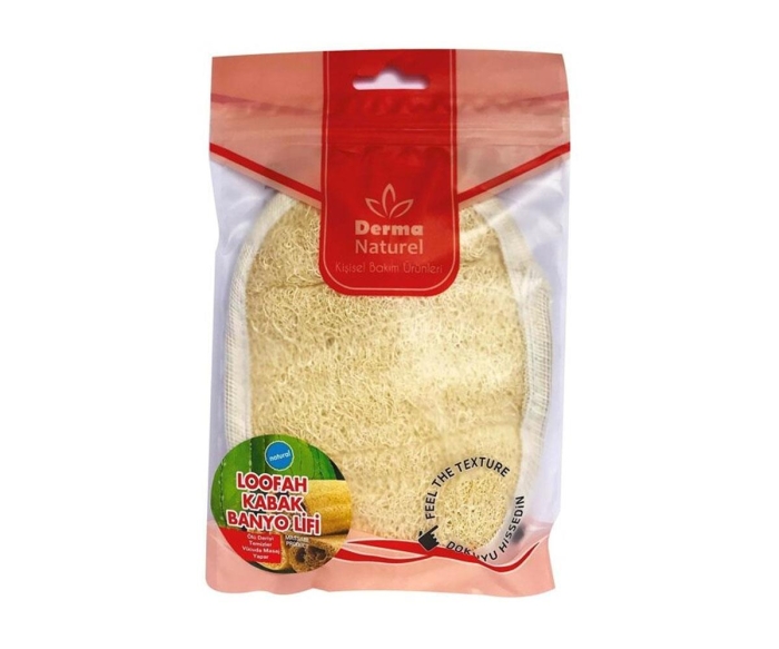 Derma Naturel Loofah Kabak Yüz Banyo Lifi - 1