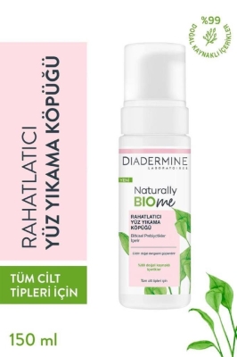 Diadermine Naturally Bio Me Rahatlatıcı Yüz Yıkama Köpüğü 150 ml - Diadermine