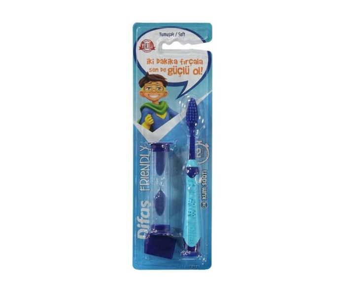 Difaş Friendly Çocuk Diş Fırçası Yumuşak mavi - 1