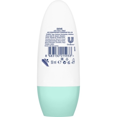 Dove Go Fresh Kadın Roll On Deodorant Armut ve Aloe Vera Kokusu 50 ml - 7
