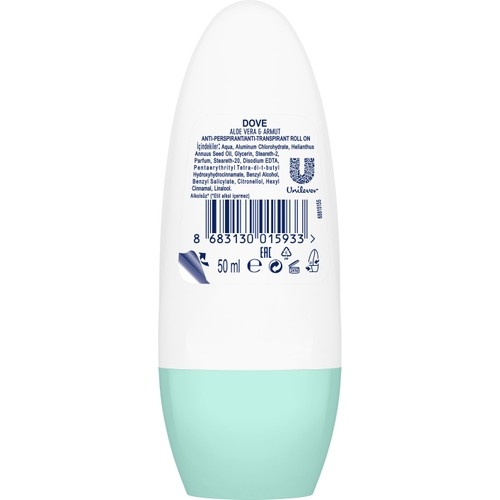 Dove Go Fresh Kadın Roll On Deodorant Armut ve Aloe Vera Kokusu 50 ml - 7