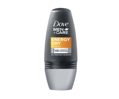 Dove Men Deodorant Roll-On Energy Dry 50 Ml - Dove Men
