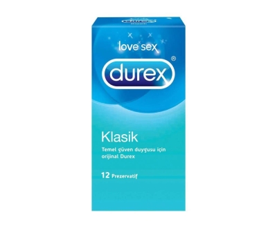 Durex Klasik 12li Prezervatif - Durex