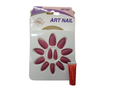 Dvl Takma Tırnak Fd-59 - Açık Mor - Dvl