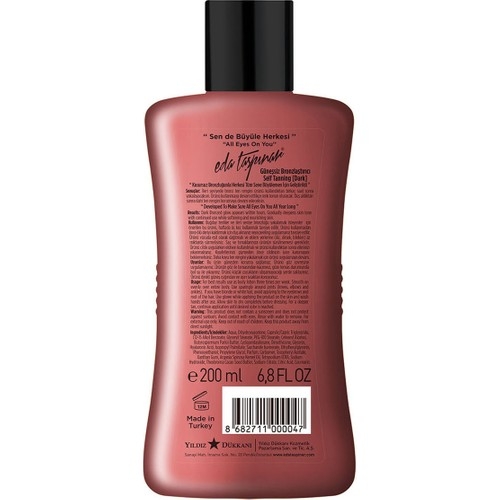 Eda Taşpınar Dark Self Tanning Güneşsiz Bronzlaştırıcı 200 ml - 2