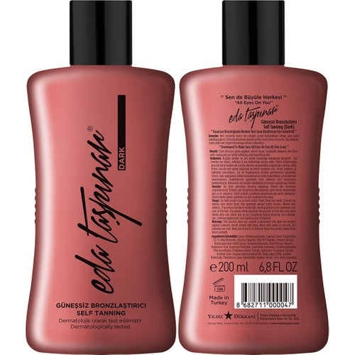 Eda Taşpınar Dark Self Tanning Güneşsiz Bronzlaştırıcı 200 ml - 3