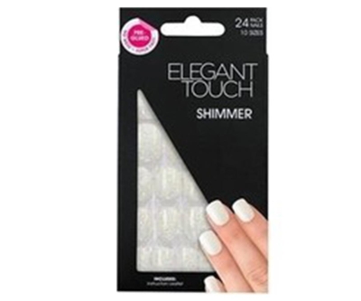 Elegant Touch Polıshed Naıls-Simli Beyaz - Elegant Touch