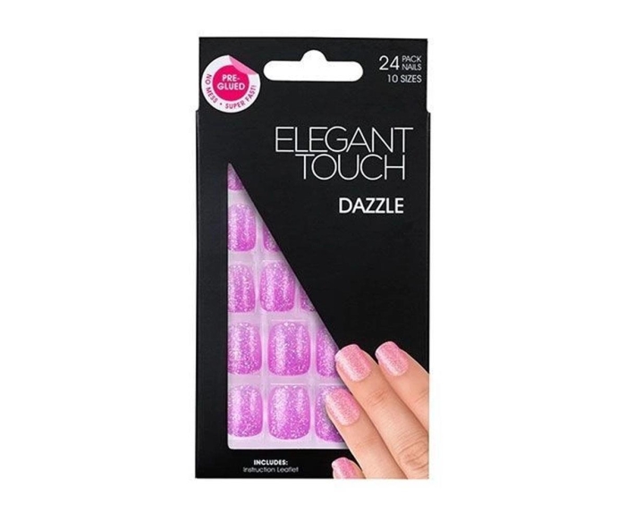 Elegant Touch Polıshed Naıls-Simli Lila Rengi - 1