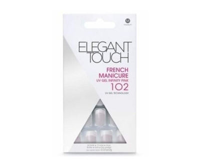 Elegant Touch Takma Tırnak 102 Pınk French - Elegant Touch