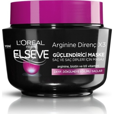 Elseve L'oréal Paris Arginine Direnç Dökülme Karşıtı Maske 300 ml - Elseve