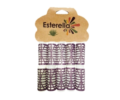 Esterella Isıtmalı Bigudi - Mor - Esterella