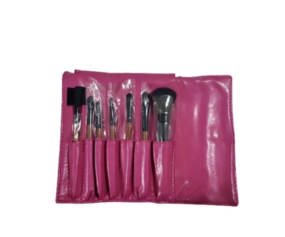 Esterella Makyaj Fırça Set 7 li Çantalı Pembe - Esterella