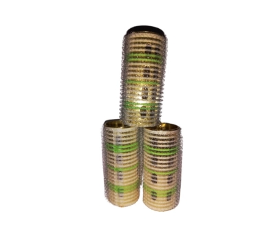 Esterella Yapışkan 8246 Küçük Boy Metal Gövdeli 6 lı Bigudi ( 2.5x6 cm) Sarı - Esterella