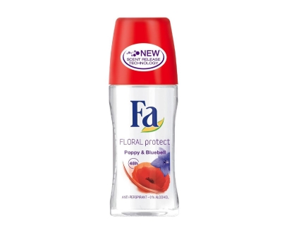 Fa Roll-on Floral Protect Poppy Bluebell 50ml - Fa