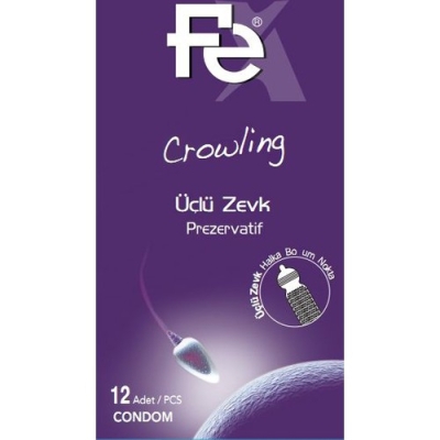 Fe Crowling Tırtıklı Prezervatif 12'Li - Fe