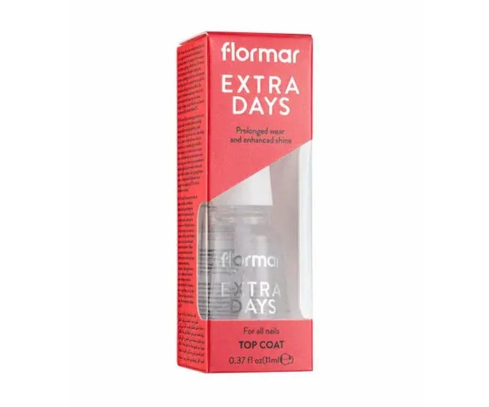 Flormar Extra Days Top Coat - Oje Koruyucu Cila 11 Ml - 1