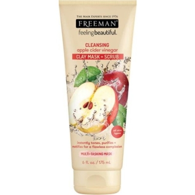 Freeman Elma Sirkeli Köpüklü Kil Maske + Scrub 175 ml - Freeman