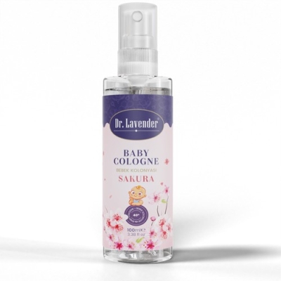 Gallipoli Lavender Doğal Bitkisel Sakura Çiçeği Bebek Kolonyası 100 ml - Gallipoli Lavender