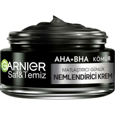 Garnier Aha Bha Kömür 3'Ü 1 Arada Matlaştırıcı Günlük Nemlendirici Krem 50ml - 2