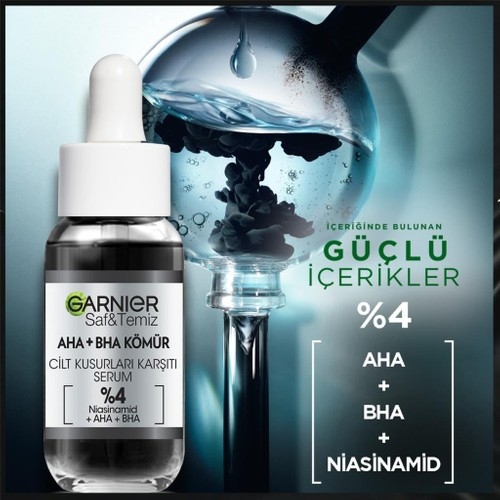 Garnier Aha+Bha Cilt Kusurları Karşıtı Serum %4 ( Niasinamid + Peelıng Etkili Aha+Bha) 30 ml - 5