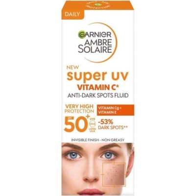 Garnier Ambre Solaire Super Uv C Vitamini Koyu Leke Karşıtı Fluid Krem SPF50+ 40 ml - Garnier