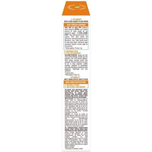 Garnier Ambre Solaire Super Uv C Vitamini Koyu Leke Karşıtı Fluid Krem SPF50+ 40 ml - 2